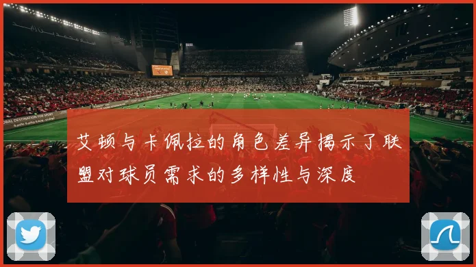 艾顿与卡佩拉的角色差异揭示了联盟对球员需求的多样性与深度